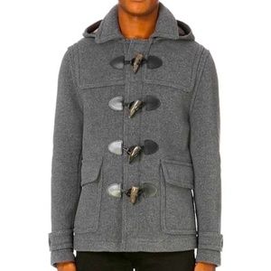 Burberry Brit 'Burwood' Duffle Coat with Detachable Hood